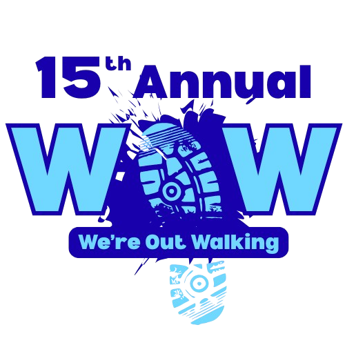 15th Annual WOW (We're Out Walking) Logo